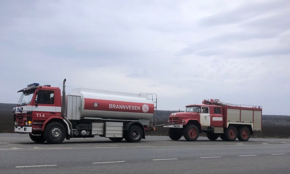 Пожежні автівки з Норвегії та Литви отримала Тягинська територіальна громада