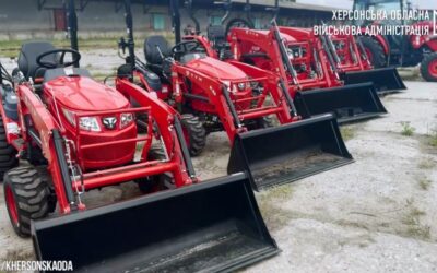 Херсонщина отримала міні-трактори від Південної Кореї