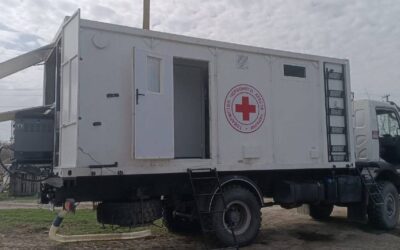 Завдяки благодійникам у громадах Херсонщини працює мобільний лазне-пральний комплекс