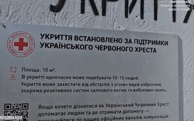 У Херсоні встановили ще п’ять мобільних укриттів