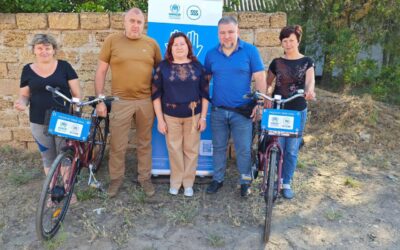 Соціальні працівники Херсонщини отримали електричні велосипеди від благодійників