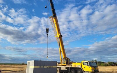 У трьох громадах Херсонщини встановили нові мобільні укриття