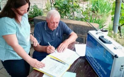 Мобільні групи ЦНАПів Херсонщини продовжують надавати послуги у віддалених населених пунктах