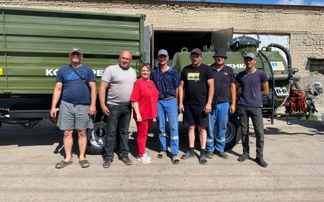 Автопарк комунального підприємства Борозенської громади поповнився новою технікою