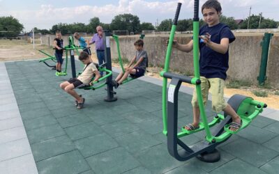 У Чорнобаївській громаді відкрили спортивний майданчик