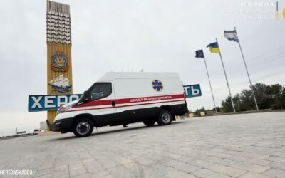 До Станіславської громади доставили броньовану «швидку»