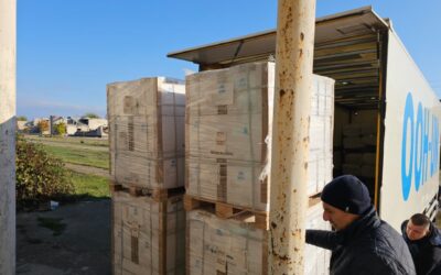 До Бериславської громади прибув міжвідомчий гуманітарний конвой ООН