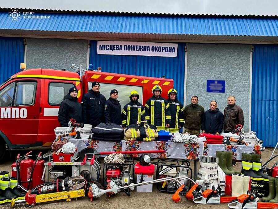 На Херсонщині запрацював черговий підрозділ місцевої пожежної охорони