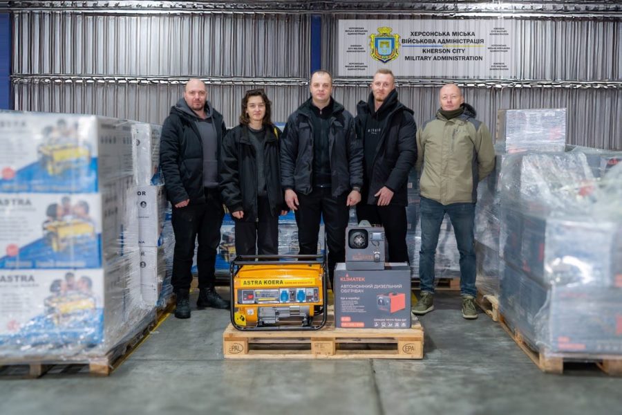 Німецькі благодійники доставили до Херсона гуманітарний вантаж