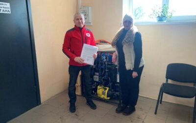 Червоний Хрест передав до Новопавлівки очисну установку воду