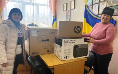 Борозенська громада отримала оргтехніку від благодійників