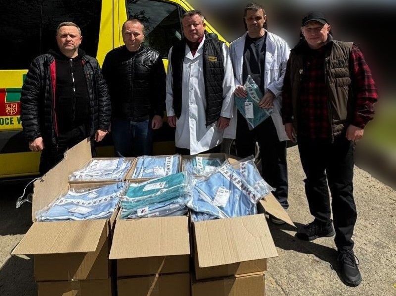 Медичні заклади Херсонщини отримали партію спецодягу