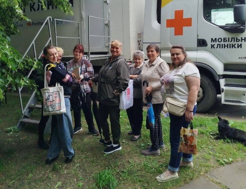 Мобільна клініка продовжує працювати на Бериславщині