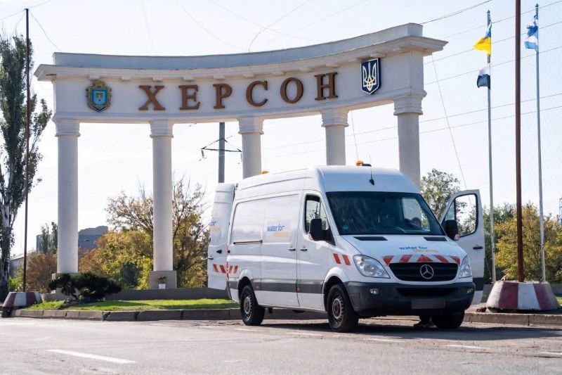 Херсонський водоканал отримав автомобіль від Німеччини