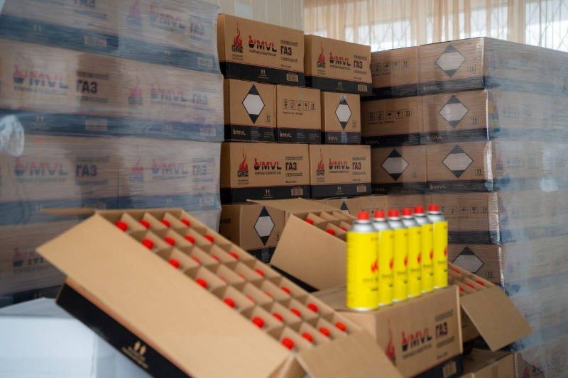 Благодійники передали Херсону газові балончики